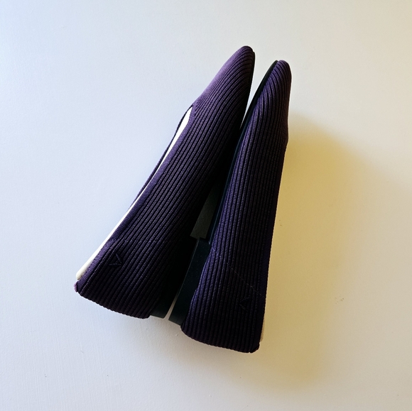 VIVAIA Women's Square-Toe V-Cut Flats (Margot 2.0) Eggplant Size EUR 39 US 8 - Picture 6 of 16